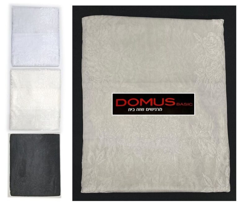 ⁦וילון תחרה ארוך 2 כנפיים חצי שקוף- DOMUS NEPAL⁩ – תמונה ⁦5⁩