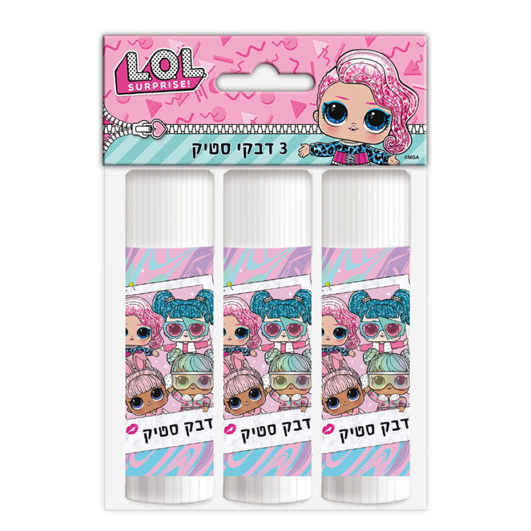 סט 3 דבק סטיק LOL