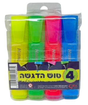 חבילת 4 מרקרים